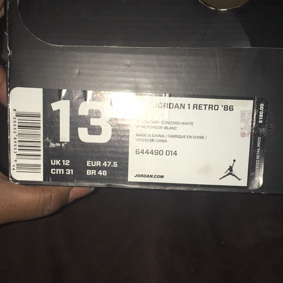 Air Jordan 1 Retro ‘86 (DS) - Picture 7 of 9